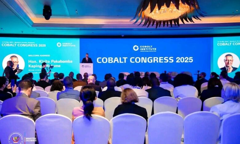 mercredi 14 mai 2025 au Congrès annuel du Cobalt, organisé par le Cobalt Institute à Singapour.
