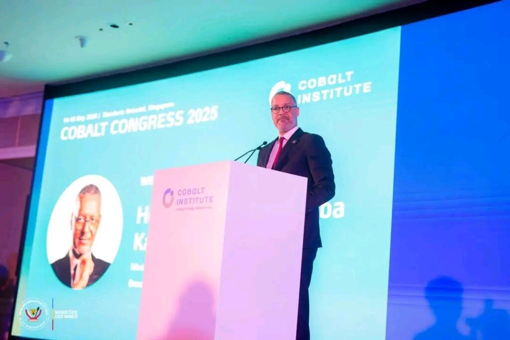 mercredi 14 mai 2025 au Congrès annuel du Cobalt, organisé par le Cobalt Institute à Singapour.
