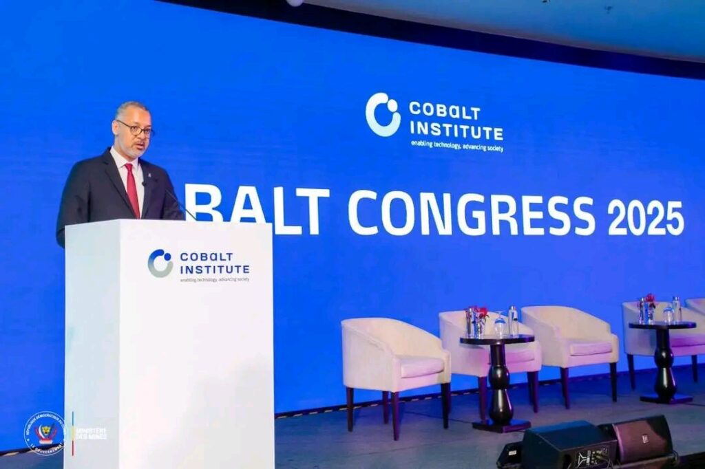 mercredi 14 mai 2025 au Congrès annuel du Cobalt, organisé par le Cobalt Institute à Singapour.