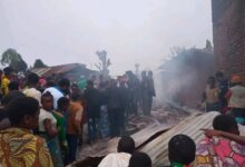 incendie Oicha au nord-kivu