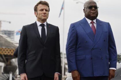 Emmanuel Macron et Félix Tshisekedi